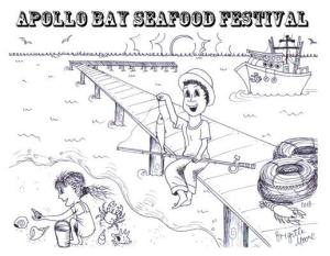Apollo Bay Seafood Festival  Victoria, Australia coloring contest